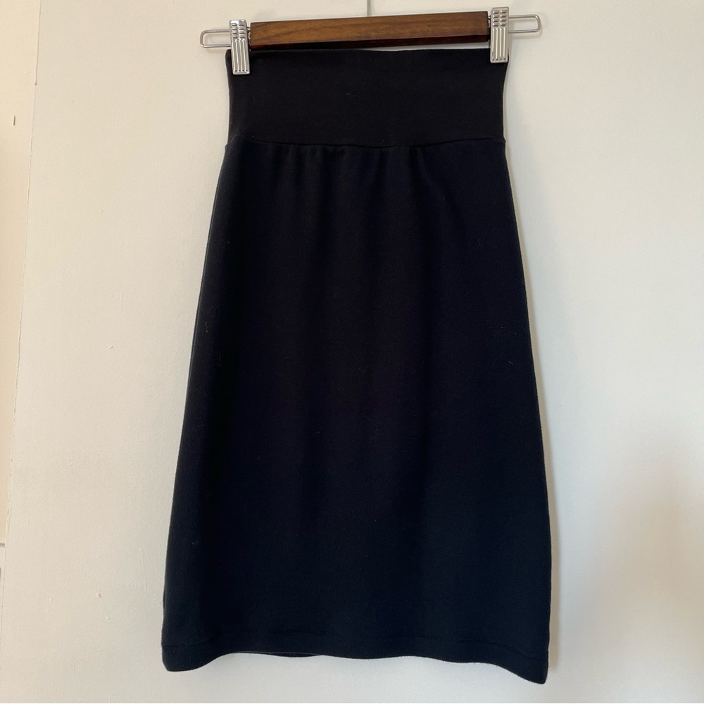American Apparel straight black skirt